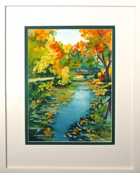 Early Fall on Lambertville Canal by Carol Sanzalone